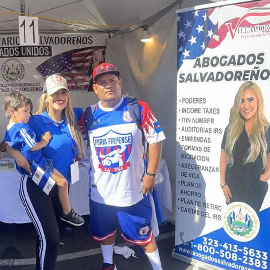 Compartiendo con la comunidad salvadoreña en el día del salvadoreño